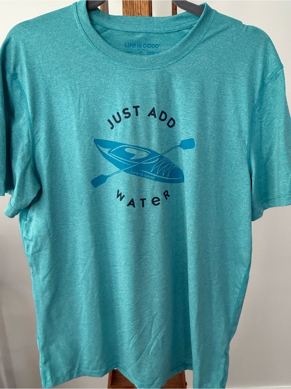 Life Is Good Kids' Teal 'Just Add Water' Kayak Swim Tee